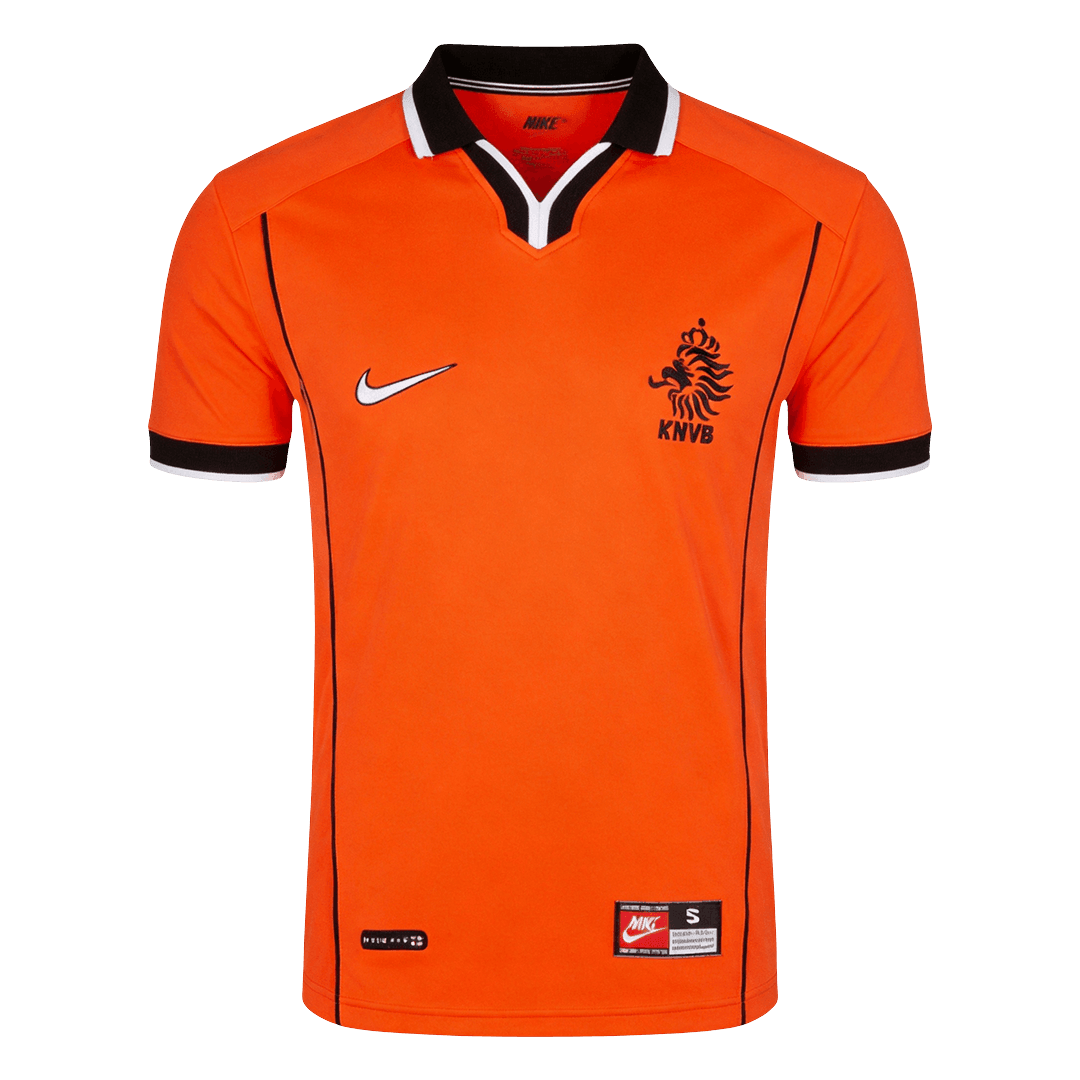 Retrô Países Baixos Casa Copa do Mundo Camisa 1998 Laranja