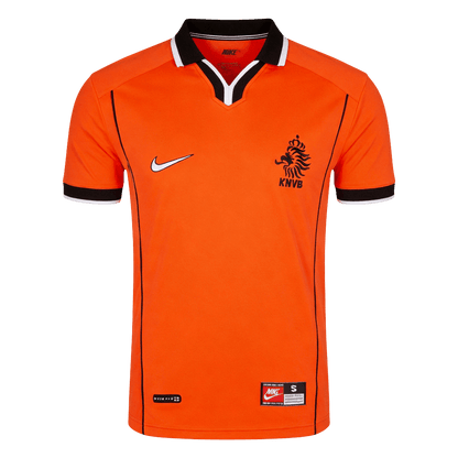 Retrô Países Baixos Casa Copa do Mundo Camisa 1998 Laranja
