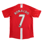 Camisola Manchester United RONALDO #7 Camisola de futebol personalizada 2007/08