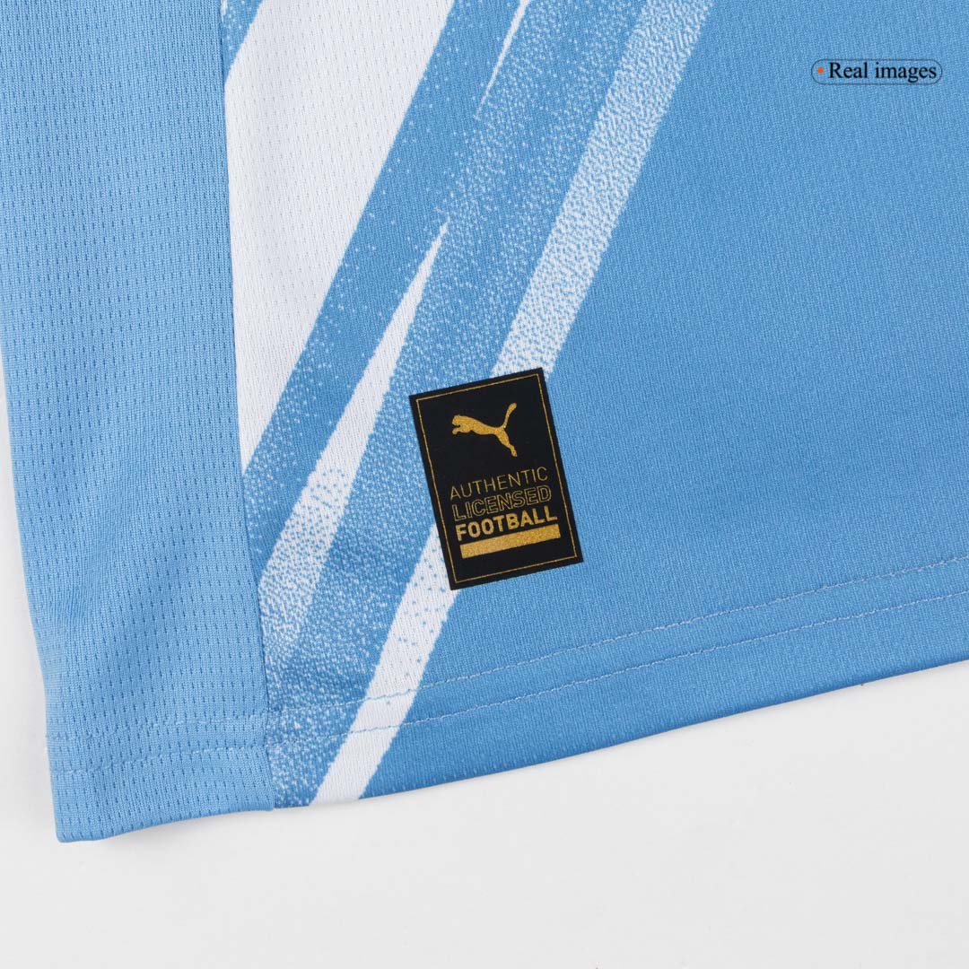 Manchester City Casa Camisa 2025/26 Azul