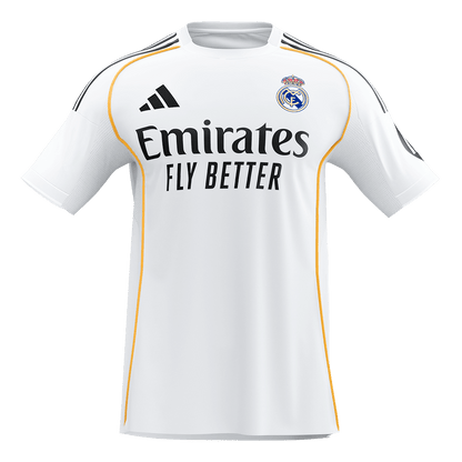 【Super Qualidade】 Real Madrid
 Casa Futebol Camisa 2025/26 Branco camisola de futebol