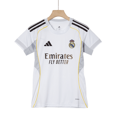 Mulheres Real Madrid Casa Futebol Camisa 2025/26 Branco
