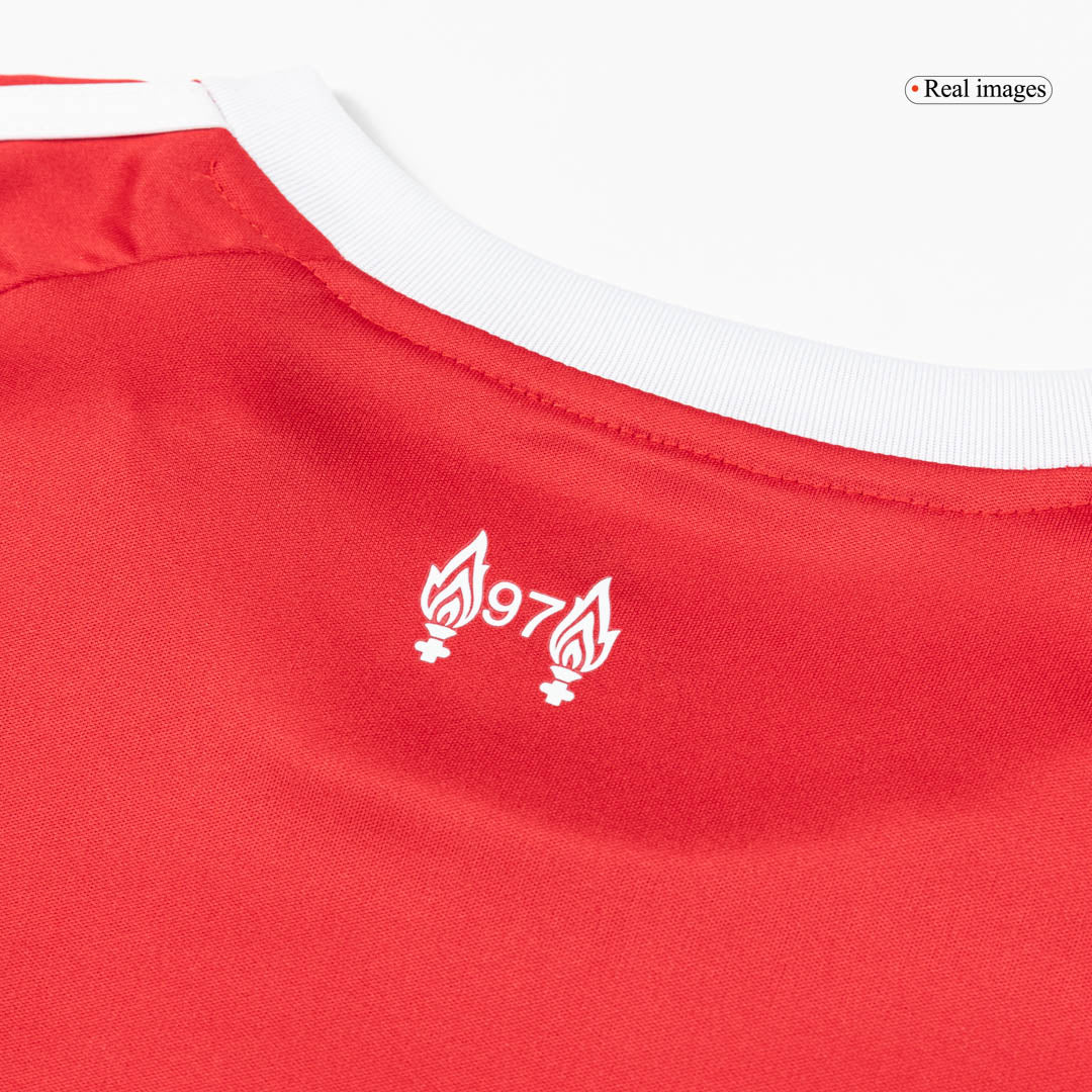 Liverpool Infantil 
 Casa Futebol Camisa Conjunto (Camisa+Shorts) 2025/26 Vermelho