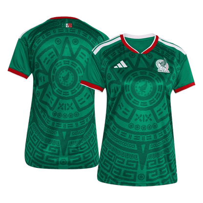 Mulheres México Principal Camisa Copa do Mundo 2026 Verde