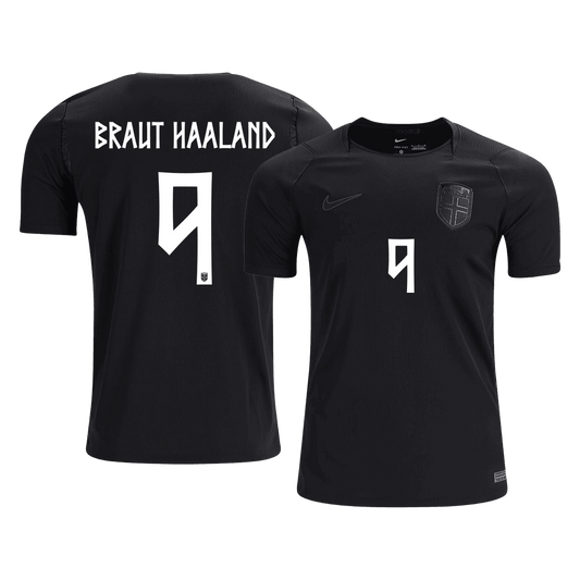 BRAUT HAALAND #9 Noruega Fora Copa do Mundo Camisa 2026 Preto