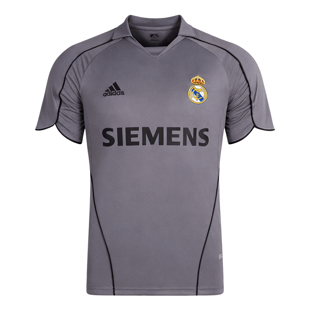 Retrô Real Madrid Terceira Camisa 2005/06 Cinza