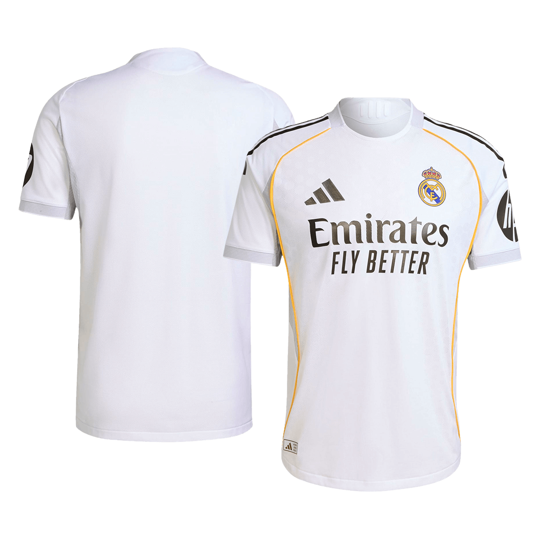 Jogador Real Madrid Casa Futebol Camisas 2025/26 Branco