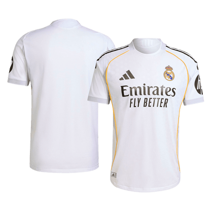 Jogador Real Madrid Casa Futebol Camisas 2025/26 Branco