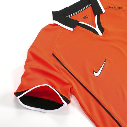 Retrô Países Baixos Casa Copa do Mundo Camisa 1998 Laranja