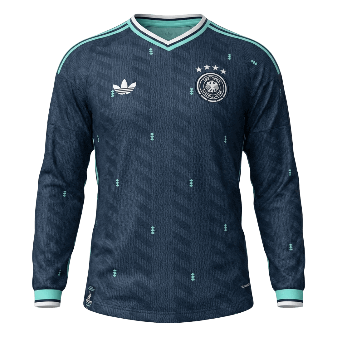 Germany Fora Manga comprida Camisa 2026 - camisola de futebol para adeptos em Portugal