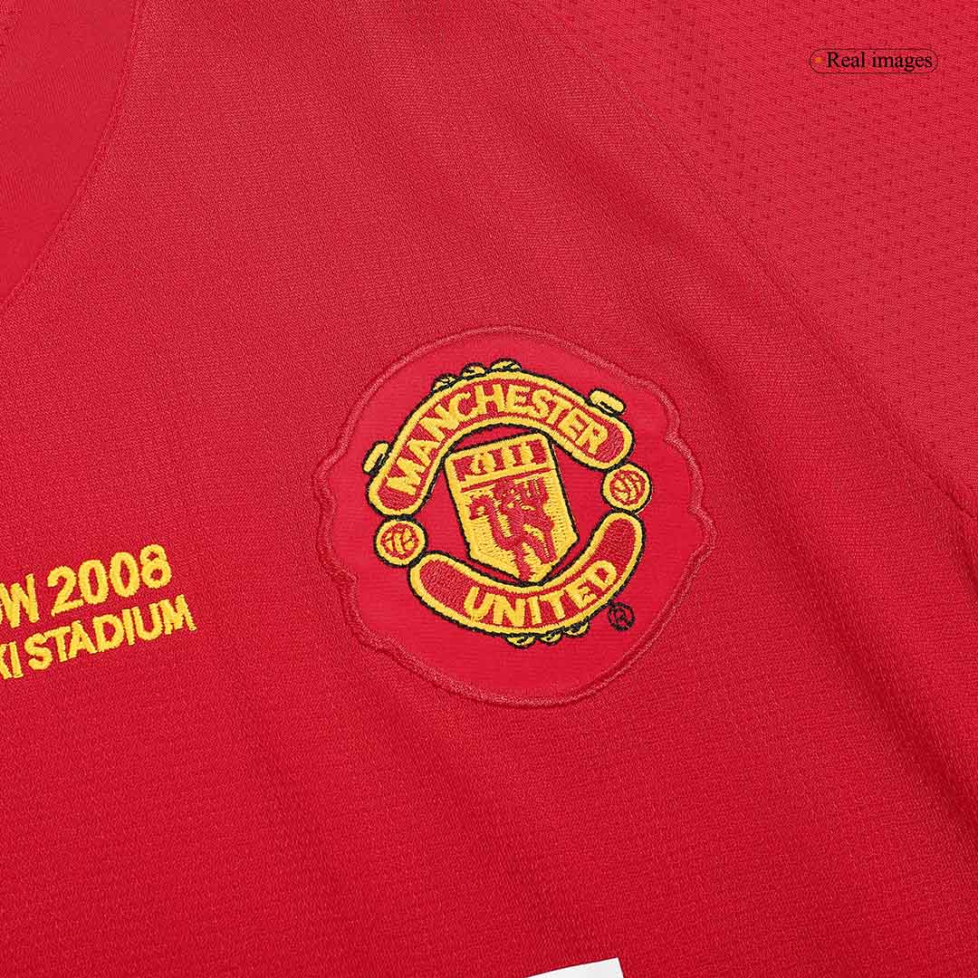 ROONEY #10 Manchester United Retro Casa Camisola 2007/08 - Final da UCL