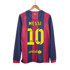 MESSI #10 Barcelona Camisola Retro Casa Manga Comprida 2014/15