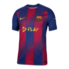 Jogador BarcelonaX Ed Sheeran Casa Futebol Camisas 2025/26