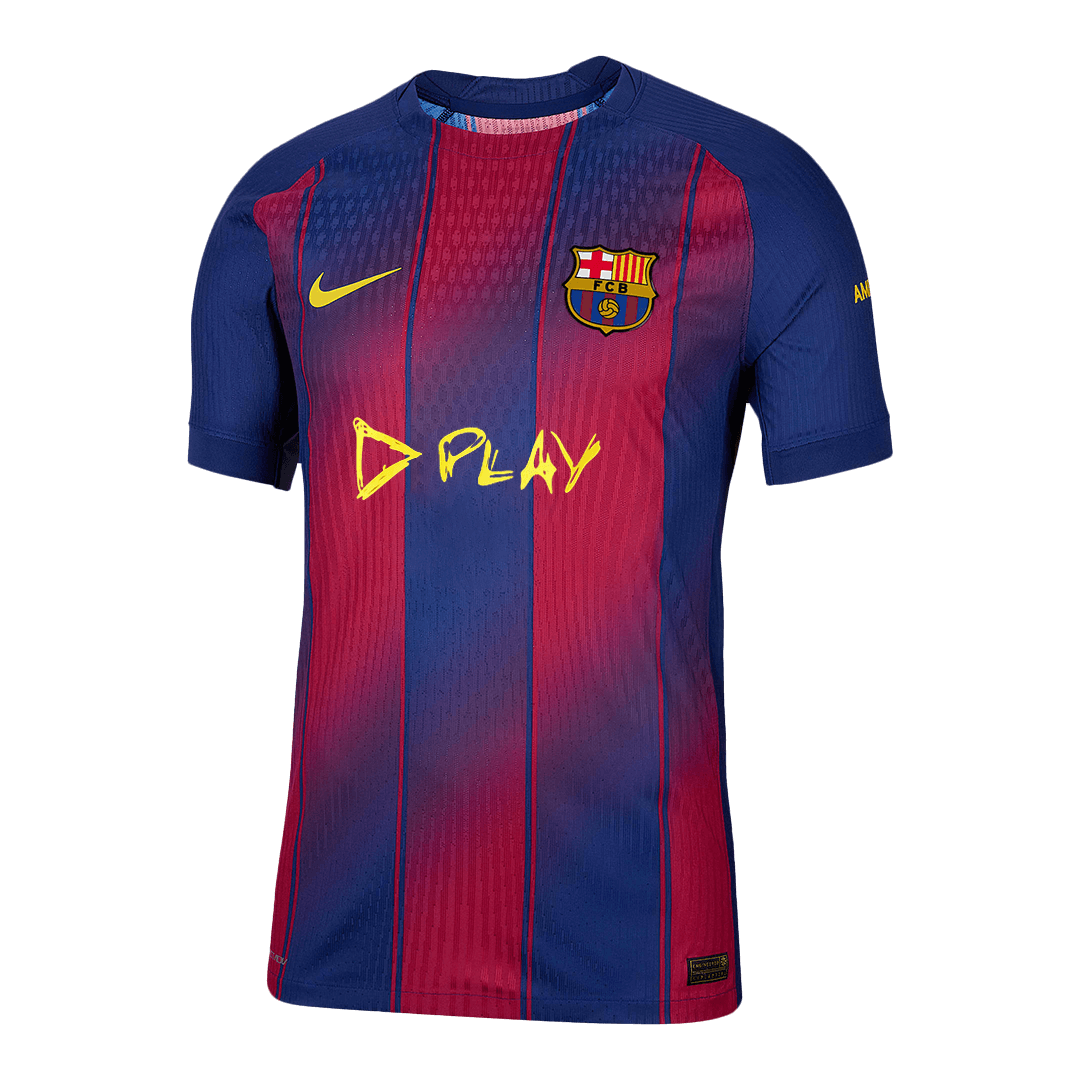 Jogador BarcelonaX Ed Sheeran Casa Futebol Camisas 2025/26 camisola de futebol