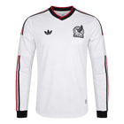 México Fora Manga comprida Camisa 2026 Branco