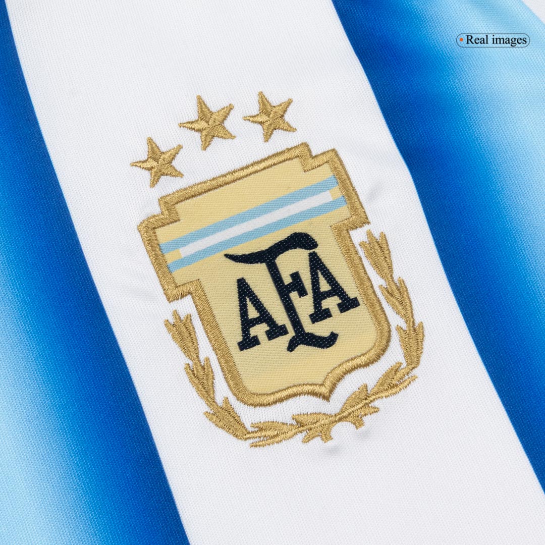 Argentina Infantil  Casa Copa do Mundo Futebol Camisa Conjunto (Camisa+Shorts+Meias) 2025/26