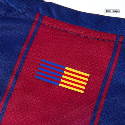 Barcelona Conjunto Infantil Casa 2025/26 Vermelho-Azul