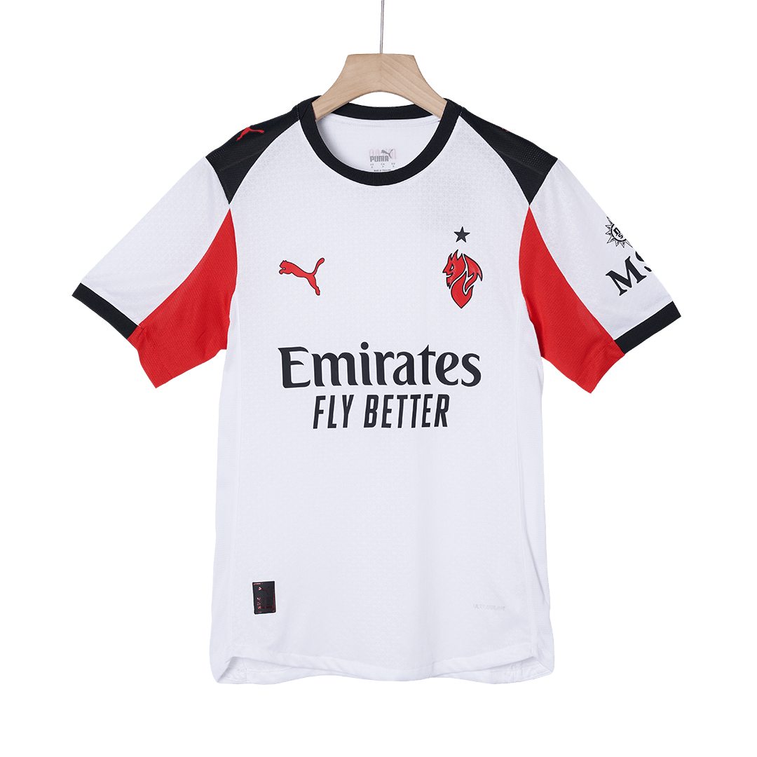 Jogador FOFANA #19 AC Milan Fora Futebol Camisas 2025/26 Branco