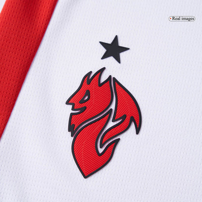 AC Milan Fora Camisa Conjunto(Camisa+Calções+Meias) 2025/26 Branco