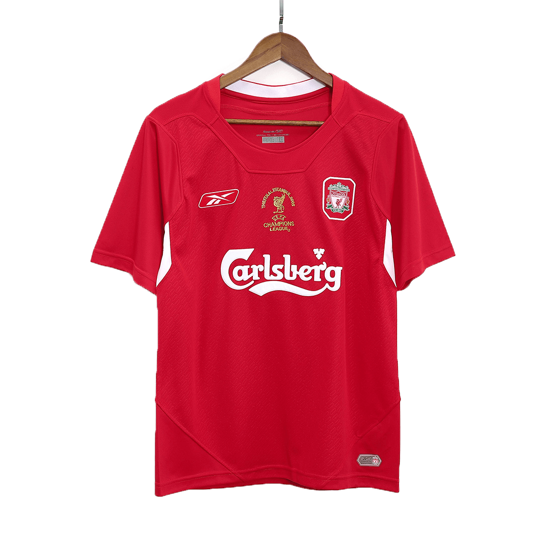 Camisola de futebol retro do Liverpool 2005 - UCL 2025/26