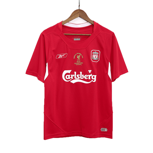 Camisola de futebol retro do Liverpool 2005 - UCL 2025/26