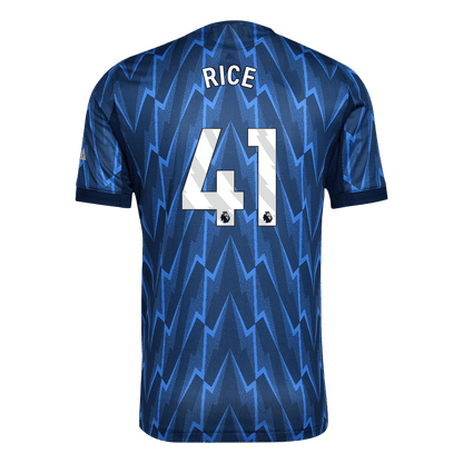 Jogador RICE #41 Arsenal Fora Futebol Camisas 2025/26 Azul