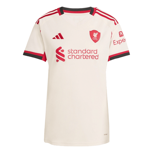 Mulheres Liverpool Camisa 2025/26- Branco camisola de futebol