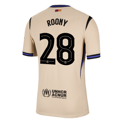 Jogador ROONY #28 Barcelona Fora Futebol Camisas 2025/26