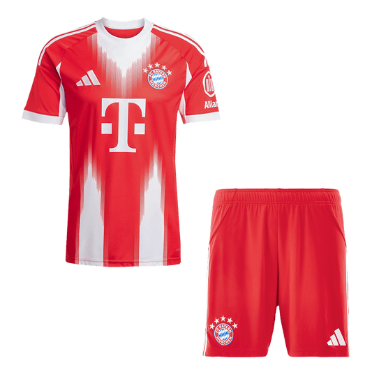 【Super Qualidade】 Bayern Munich
 Casa Futebol Camisa 2025/26 Vermelho camisola de futebol