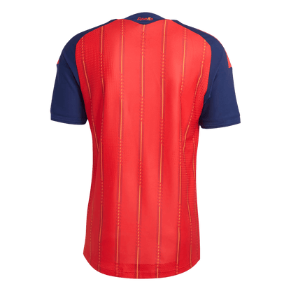 Versão do Jogador Spain Casa Copa do Mundo Futebol Camisas 2026 Vermelho