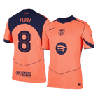 Jogador  PEDRI #8 Barcelona Fora Terceira UCL Futebol Camisas 2025/26