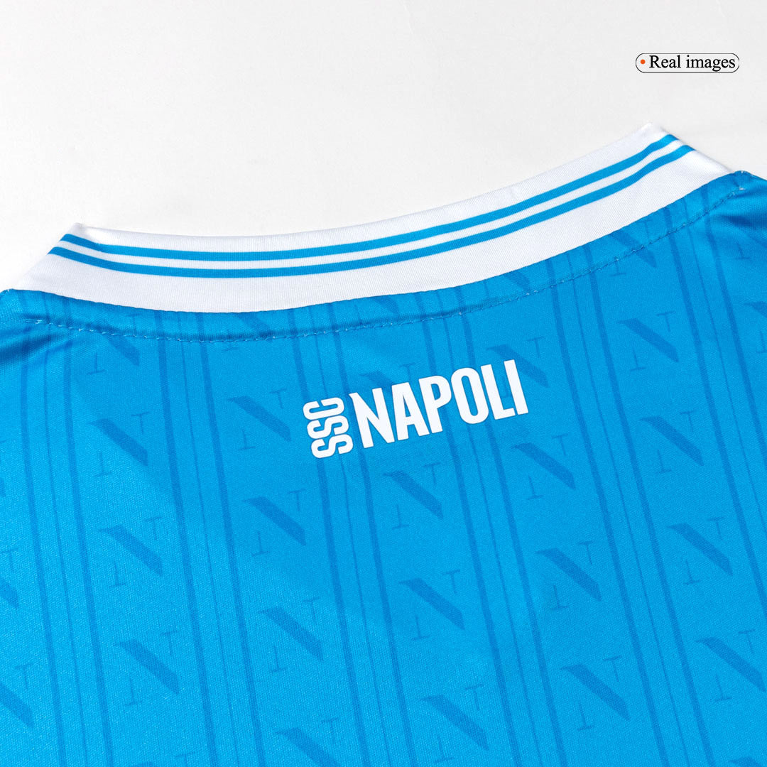 DE BRUYNE #11 Napoli Casa Camisa 2025/26- Azul