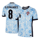 B.FERNANDES #8 Portugal Camisola de Futebol Fora Camisola Personalizada