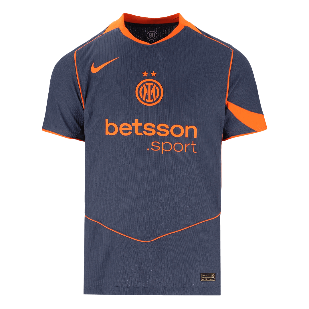 Jogador Inter Milan Fora Terceira Camisas 2025/26 Marinha camisola de futebol