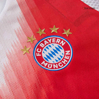 Jogador UPAMECANO #2 Bayern Munich Casa Futebol Camisas 2025/26 Vermelho