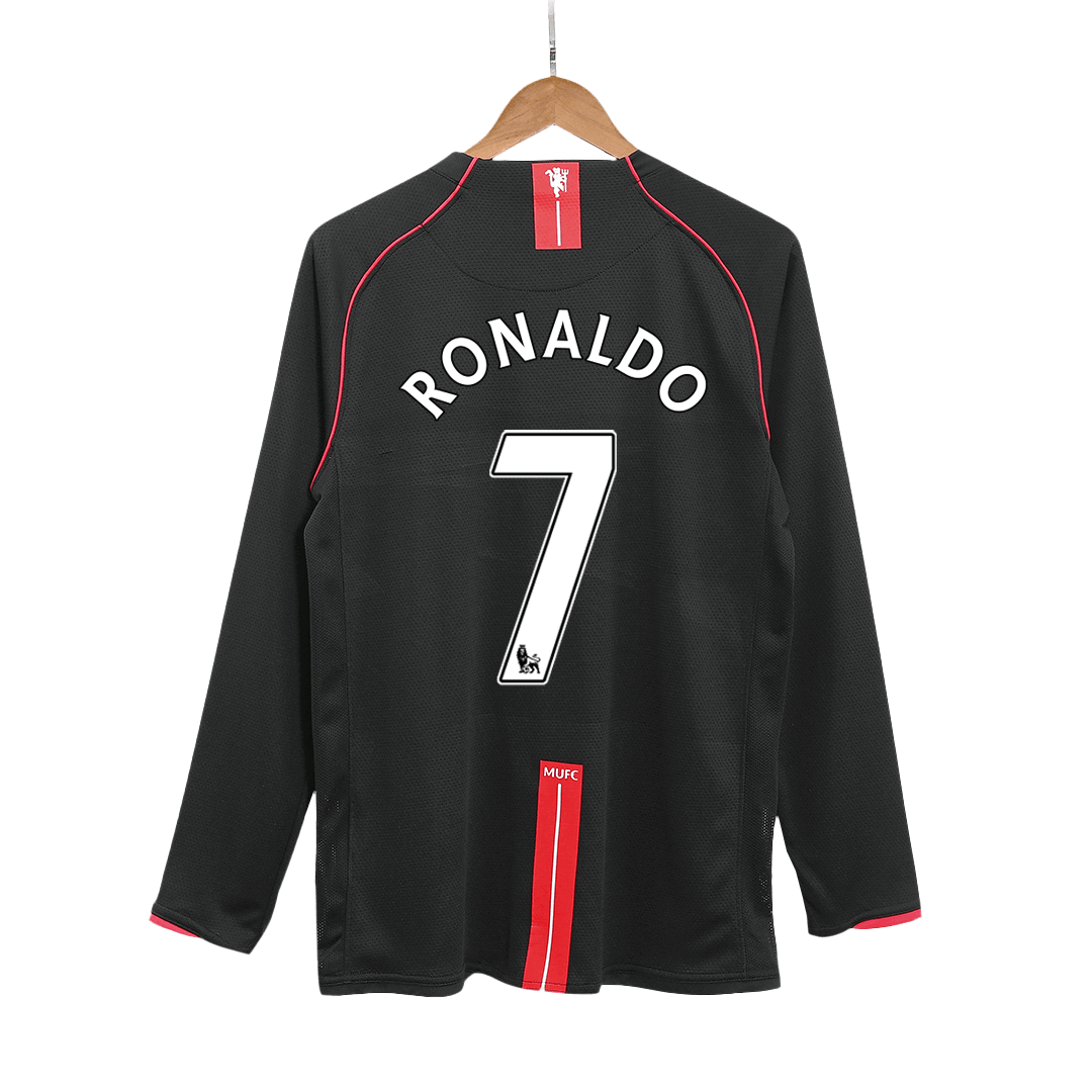 Camisola Retro do Manchester United RONALDO #7 Fora de Casa Camisola de Futebol 2007/08 2025/26