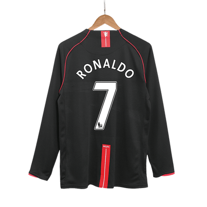Camisola Retro do Manchester United RONALDO #7 Fora de Casa Camisola de Futebol 2007/08 2025/26