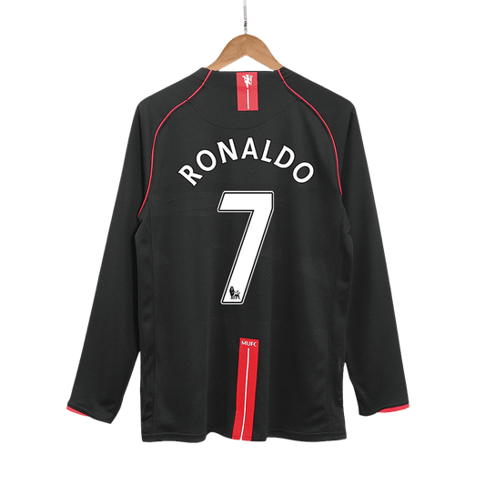Camisola Retro do Manchester United RONALDO #7 Fora de Casa Camisola de Futebol 2007/08 2025/26