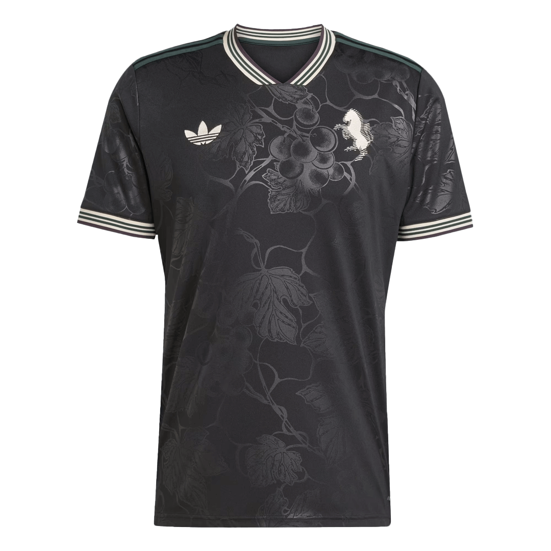 Juventus Fora Terceira Camisa 2025/26- Preto camisola de futebol