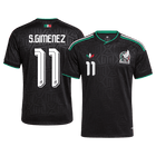 S.GIMENEZ #11 México Terceira Copa do Mundo Camisa 2026 Preto