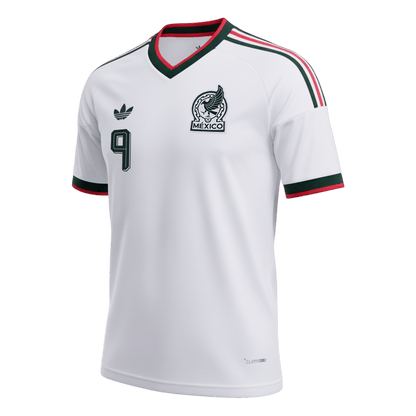 RAÚL #9 México Fora Copa do Mundo Camisa 2026 Branco