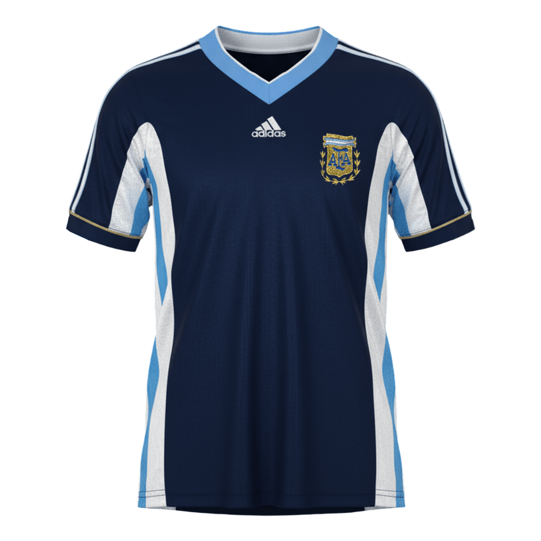 Retrô Argentina Fora Camisa 1998 camisola de futebol 2025/26
