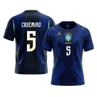 CASEMIRO #5 Brasil Fora Copa do Mundo Camisa 2026 Marinha