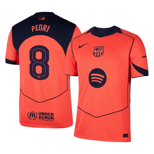PEDRI #8 Barcelona Fora Terceira Camisa 2025/26 UCL camisola de futebol
