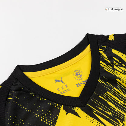 Borussia Dortmund Infantil 
 Casa Futebol Camisa Conjunto (Camisa+Shorts+Meias) 2025/26 Amarelo