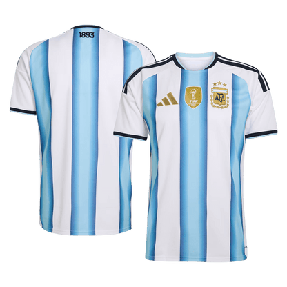Argentina Casa Copa do Mundo Camisa Conjunto(Camisa+Calções+Meias) 2026 - camisola de futebol para adeptos em