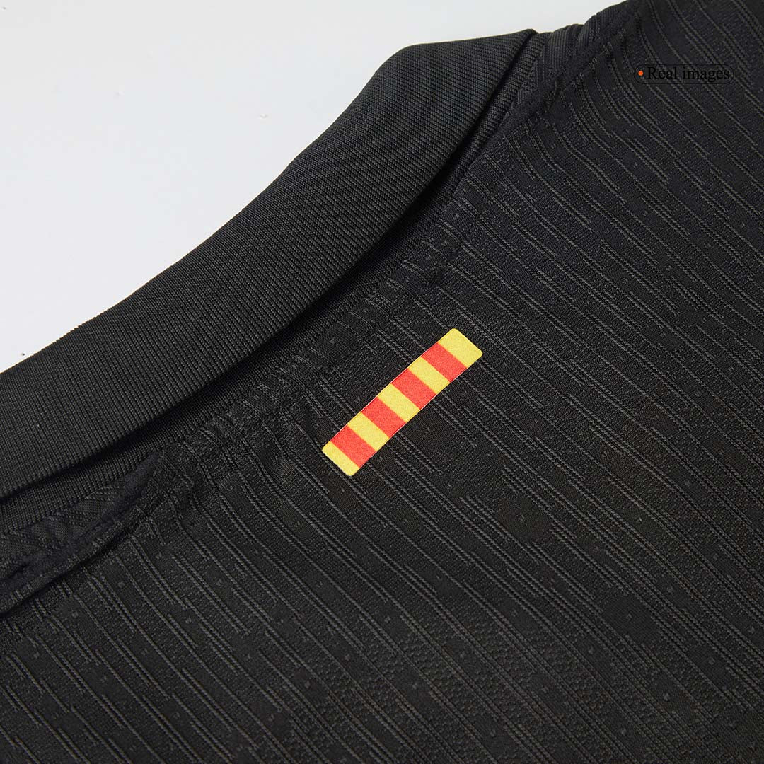 Barcelona Camisola Versão Jogador Fora Logótipo do Spotify sem texto