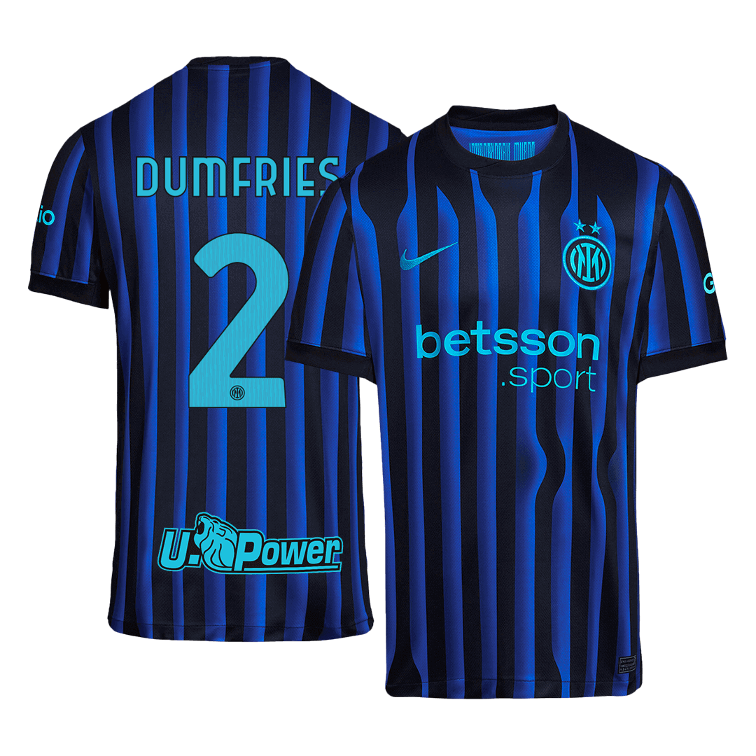 DUMFRIES #2 Inter Milan Casa Camisa 2025/26 camisola de futebol