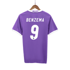 Camisola Retro Real Madrid BENZEMA #9 Fora 2016/17