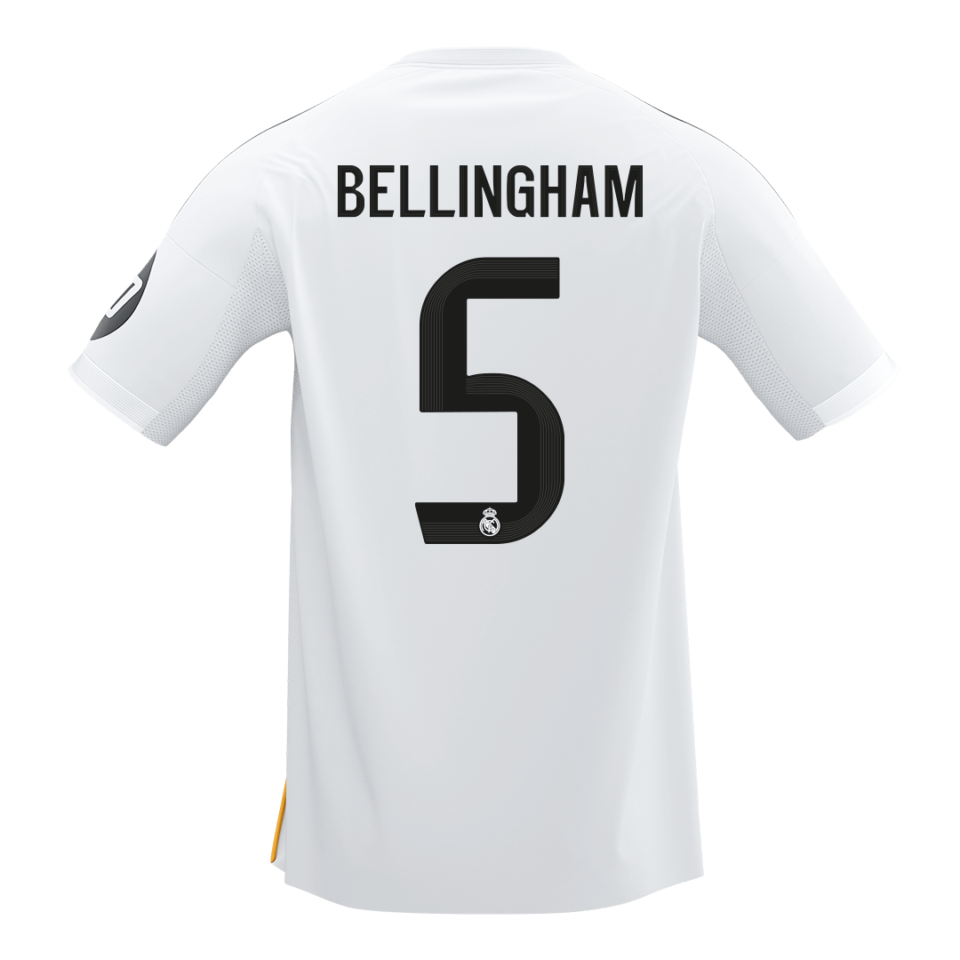 【Super Qualidade】BELLINGHAM #5 Real Madrid
 Casa Futebol Camisa 2025/26 Branco